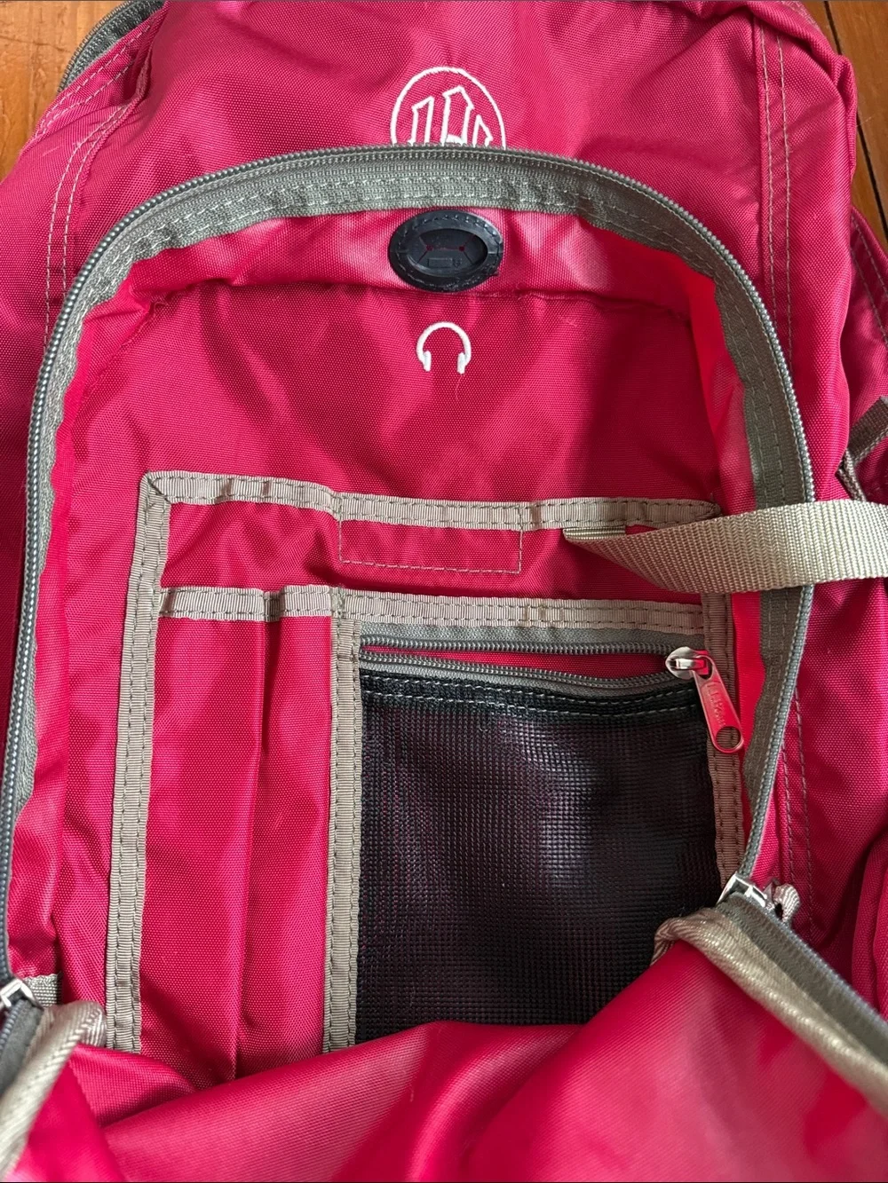 LLBEAN backpack red